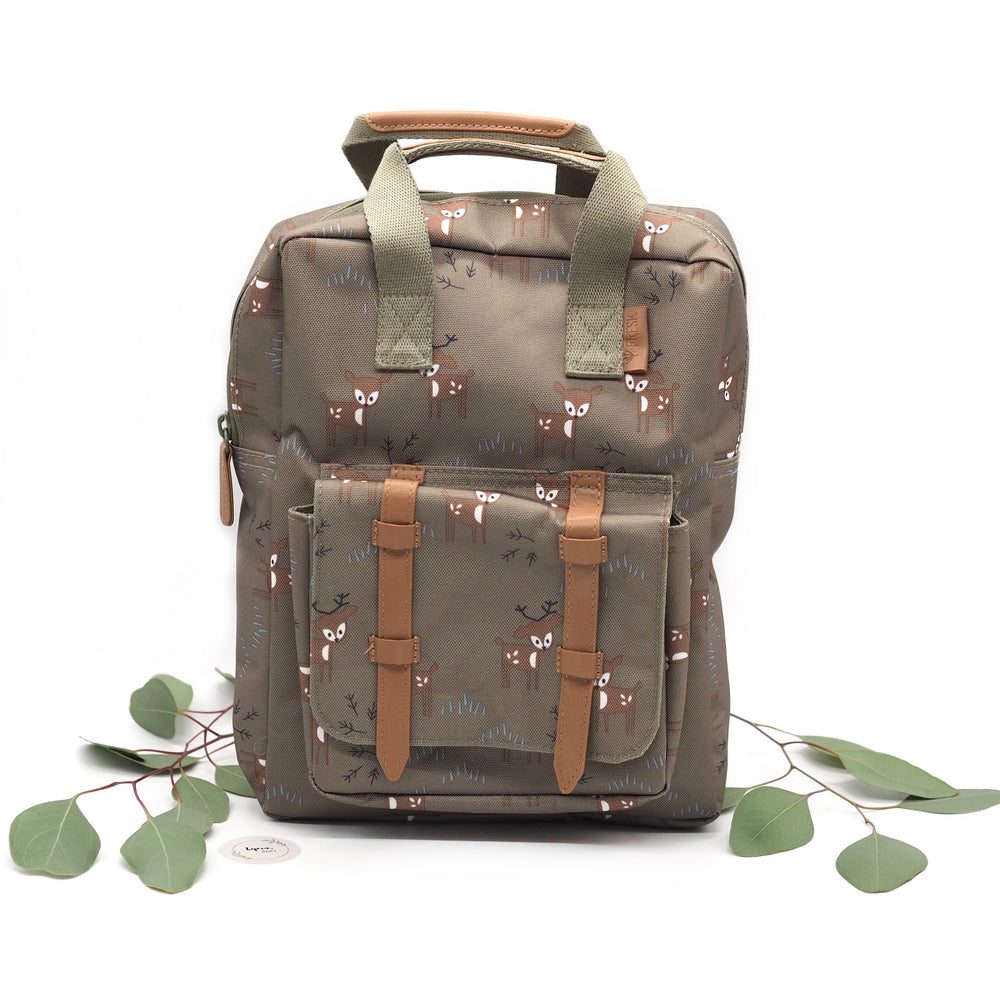 Rucksack Rehe "Woods Deer Olive" I Fresk