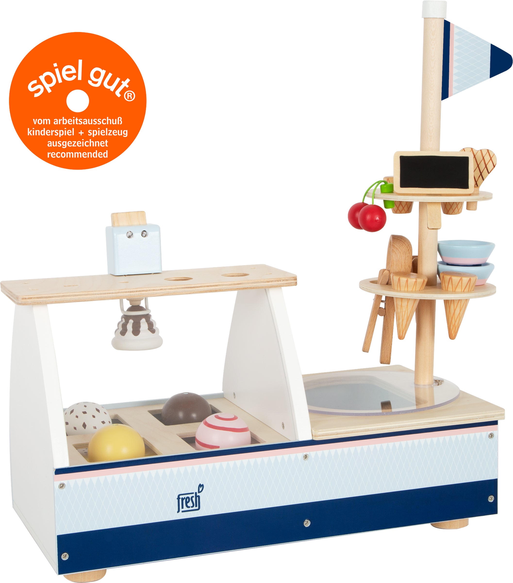 Eistheke "Fresh" aus Holz und magnetisch I Small Foot