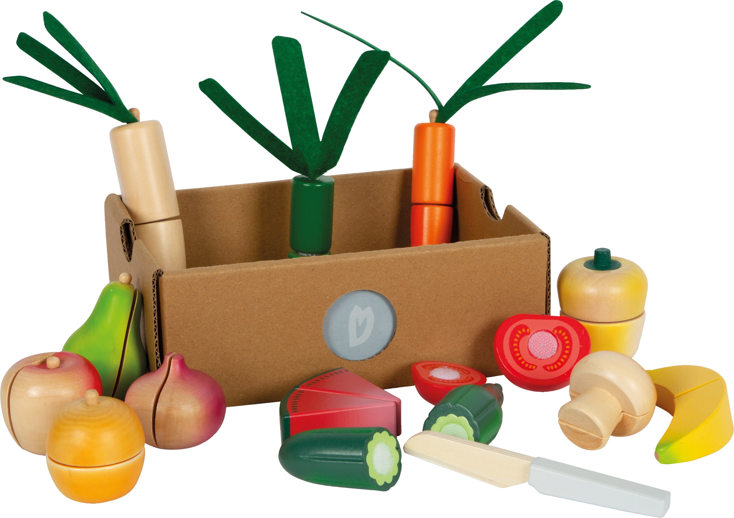 Obst und Gemüse Schneide-Set aus Holz "Fresh" I Small Foot