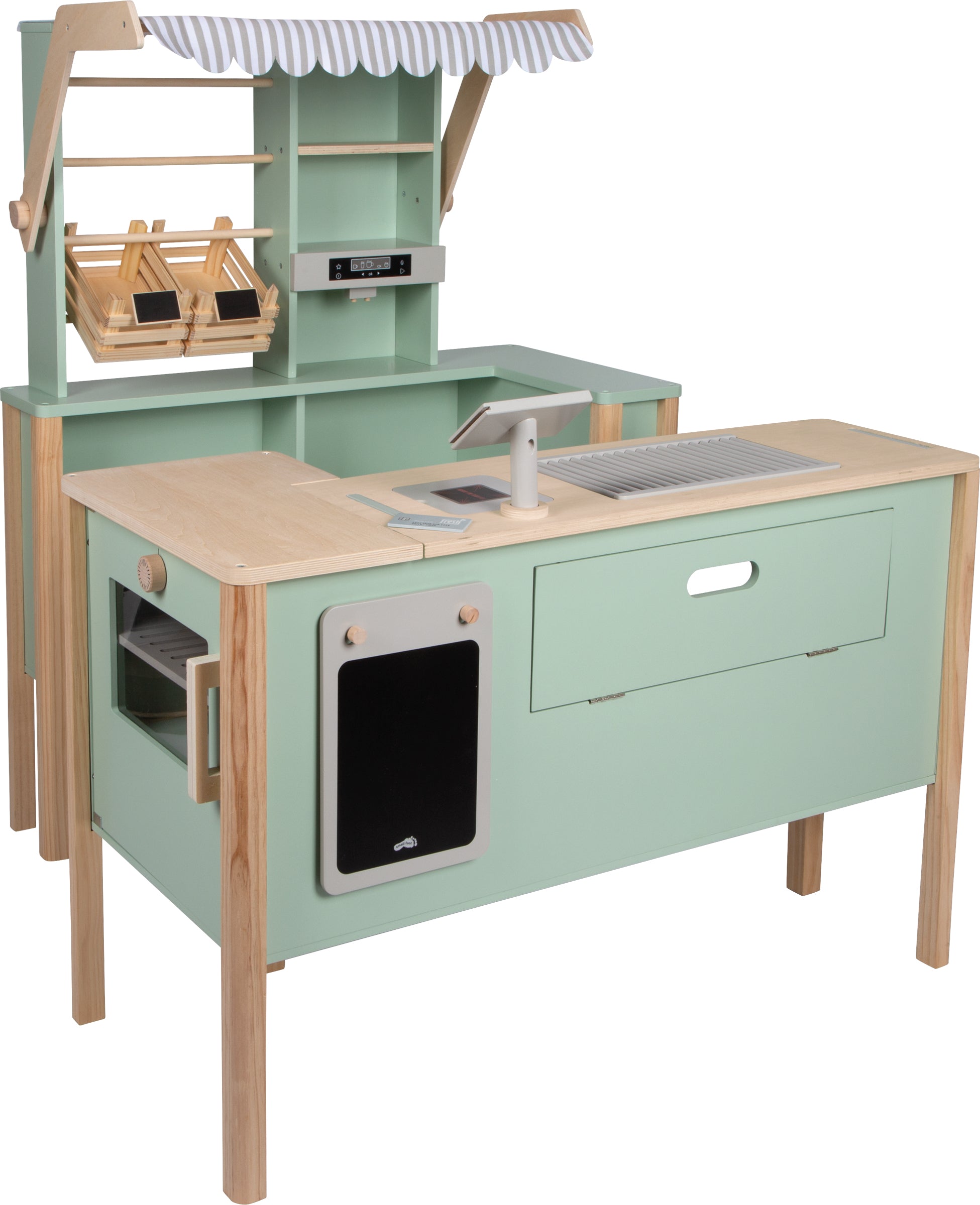Kaufladen und Kinderküche "Fresh - Salbeigrün" I Small Foot