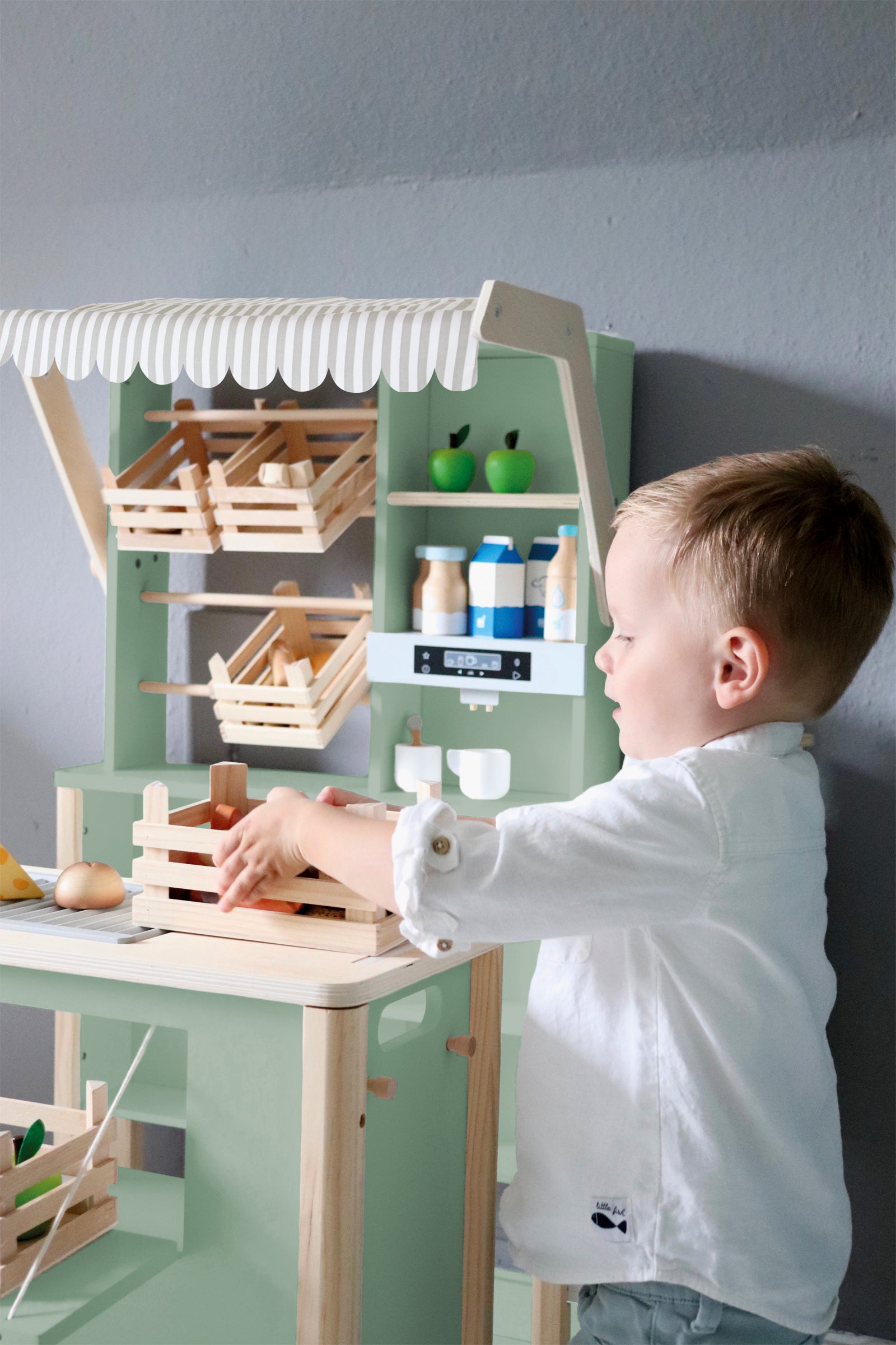 Kaufladen und Kinderküche "Fresh - Salbeigrün" I Small Foot