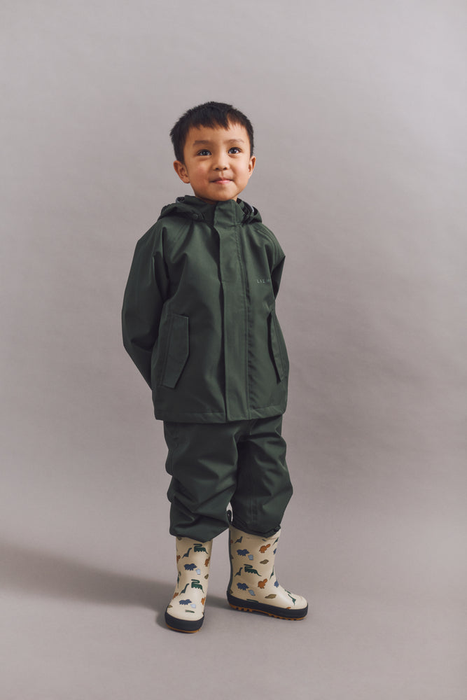 Regenbekleidungsset Softshell "Manu - Hunter Green"  I Liewood