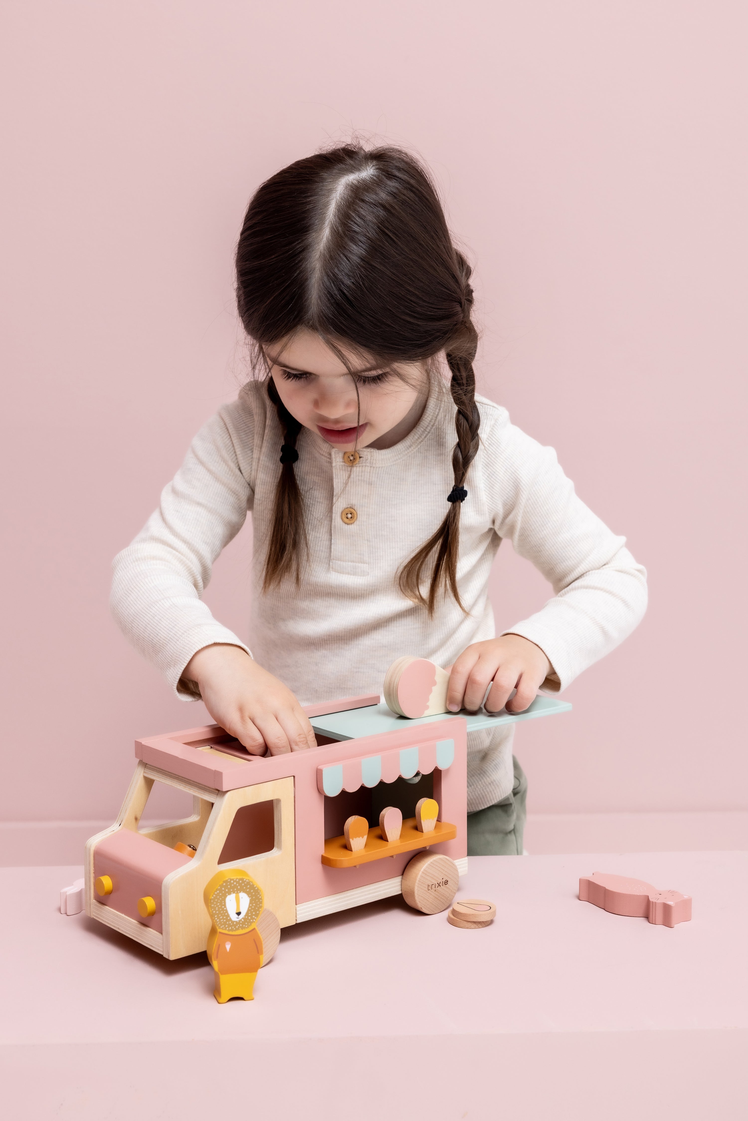 Eiswagen aus Holz "Animals" I Trixie