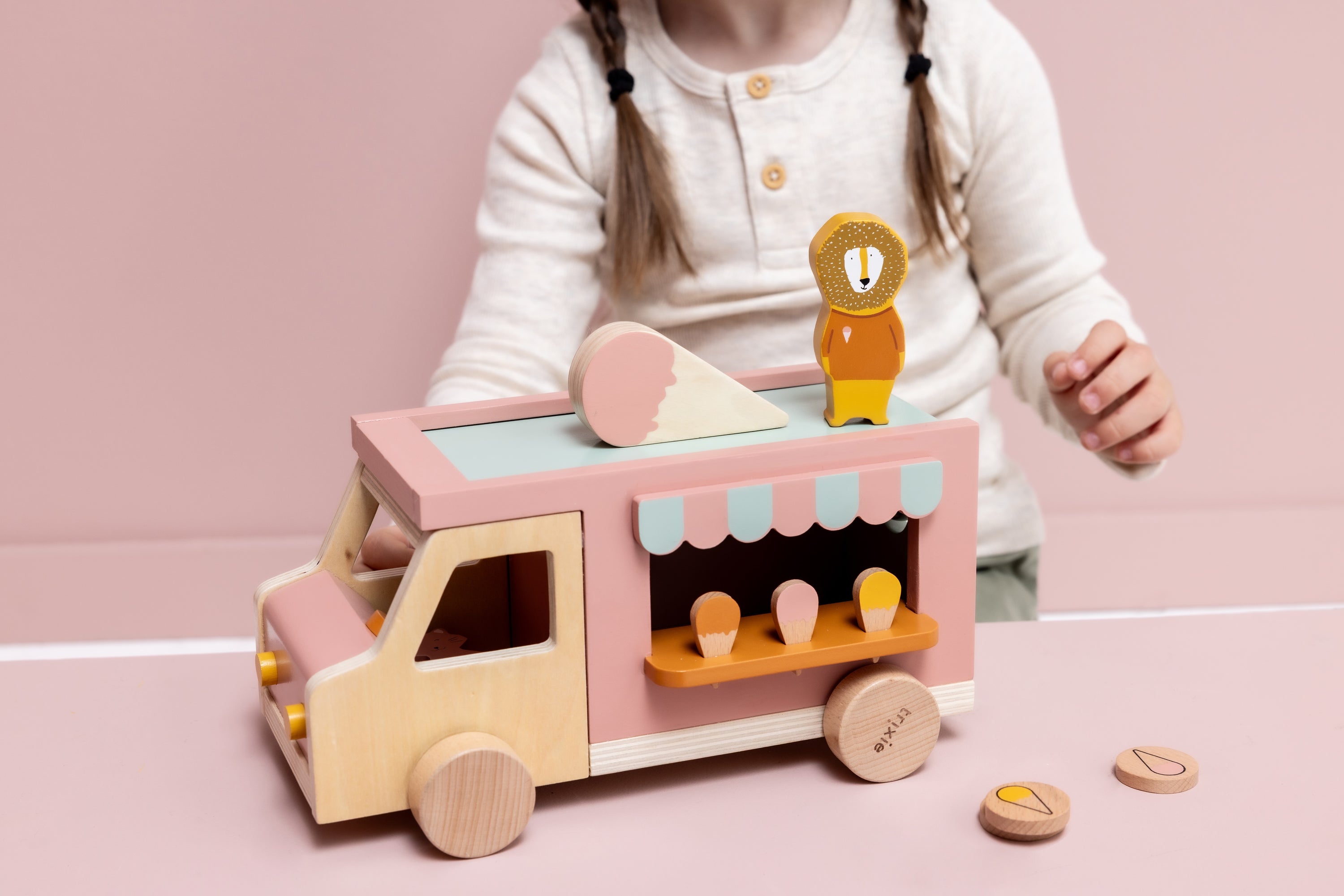 Eiswagen aus Holz "Animals" I Trixie