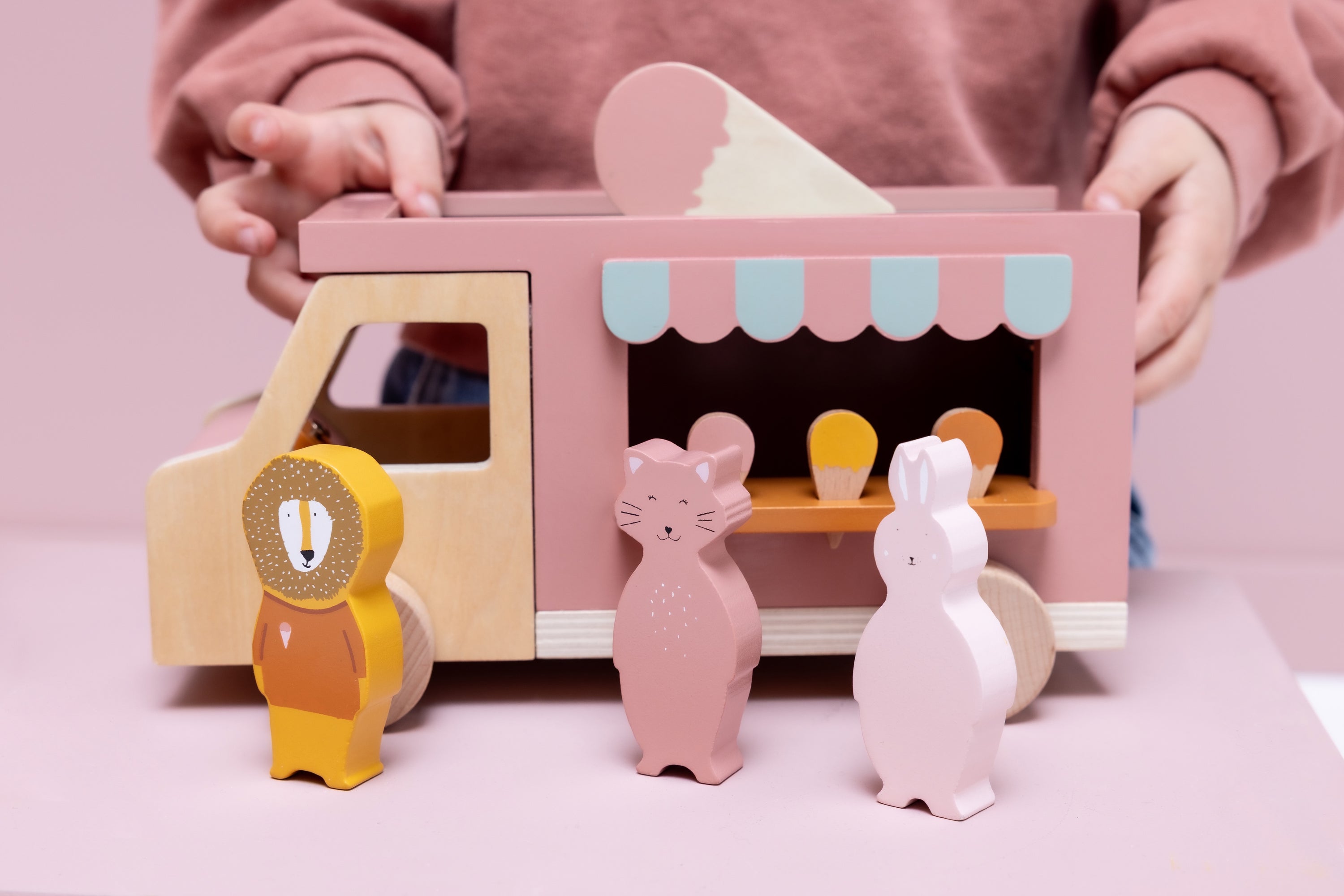 Eiswagen aus Holz "Animals" I Trixie