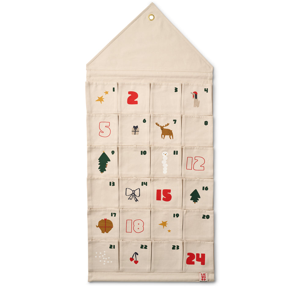 Adventskalender "Babbo - Holiday/Sandy" personalisiert I Liewood