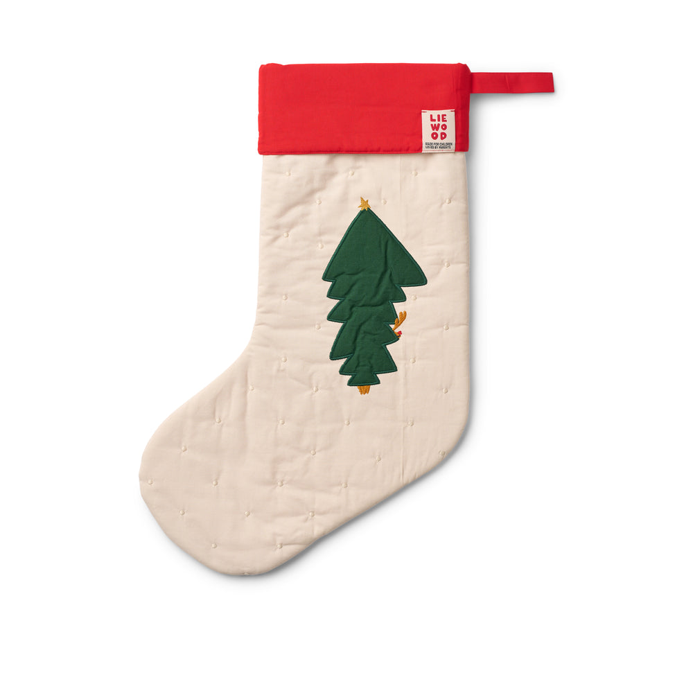 Weihnachtsstrumpf "Basil - Holiday/Sandy" personalisiert mit Namen I Liewood