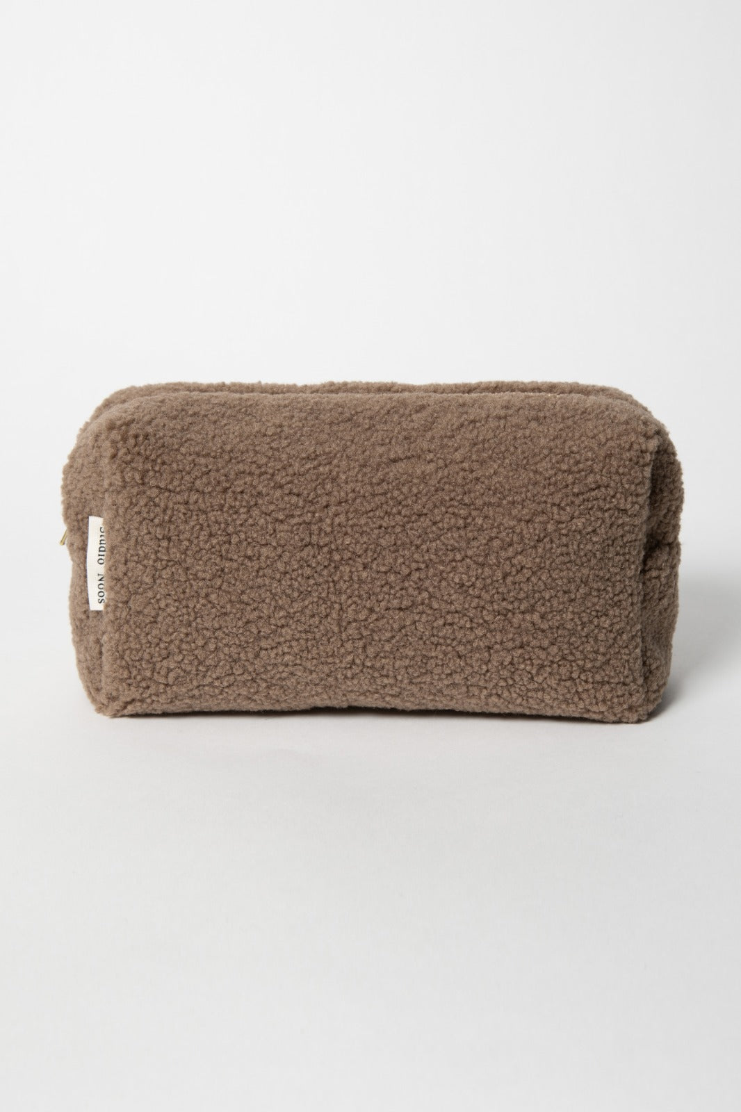 Täschchen/Kleine Windeltasche/Kosmetiktasche Teddy Braun "Brown Teddy Pouch" I Studio Noos