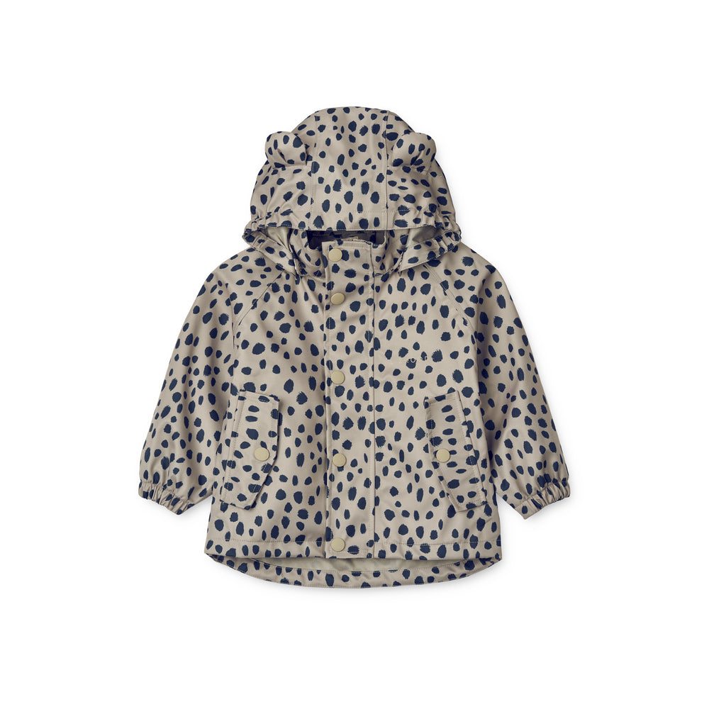 Softshell Regenbekleidungsset "Dakota - Leo Spots/Mist" und "Manu - Classic Navy"  I Liewood