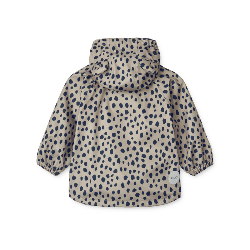 Softshell Regenbekleidungsset "Dakota - Leo Spots/Mist" und "Manu - Classic Navy"  I Liewood