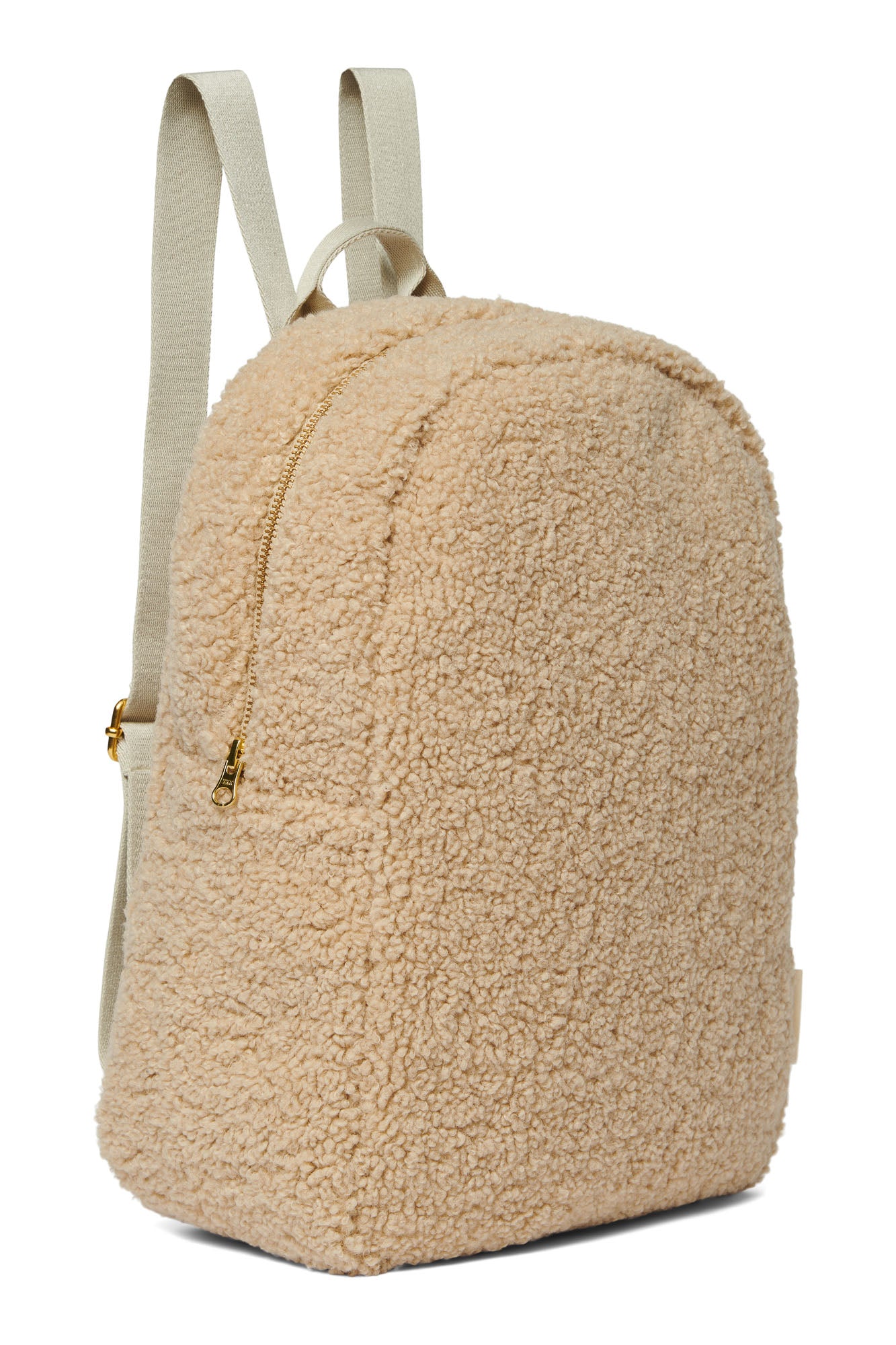 Rucksack Teddy Wollweiß "Ecru Teddy Midi Backpack" I Studio Noos