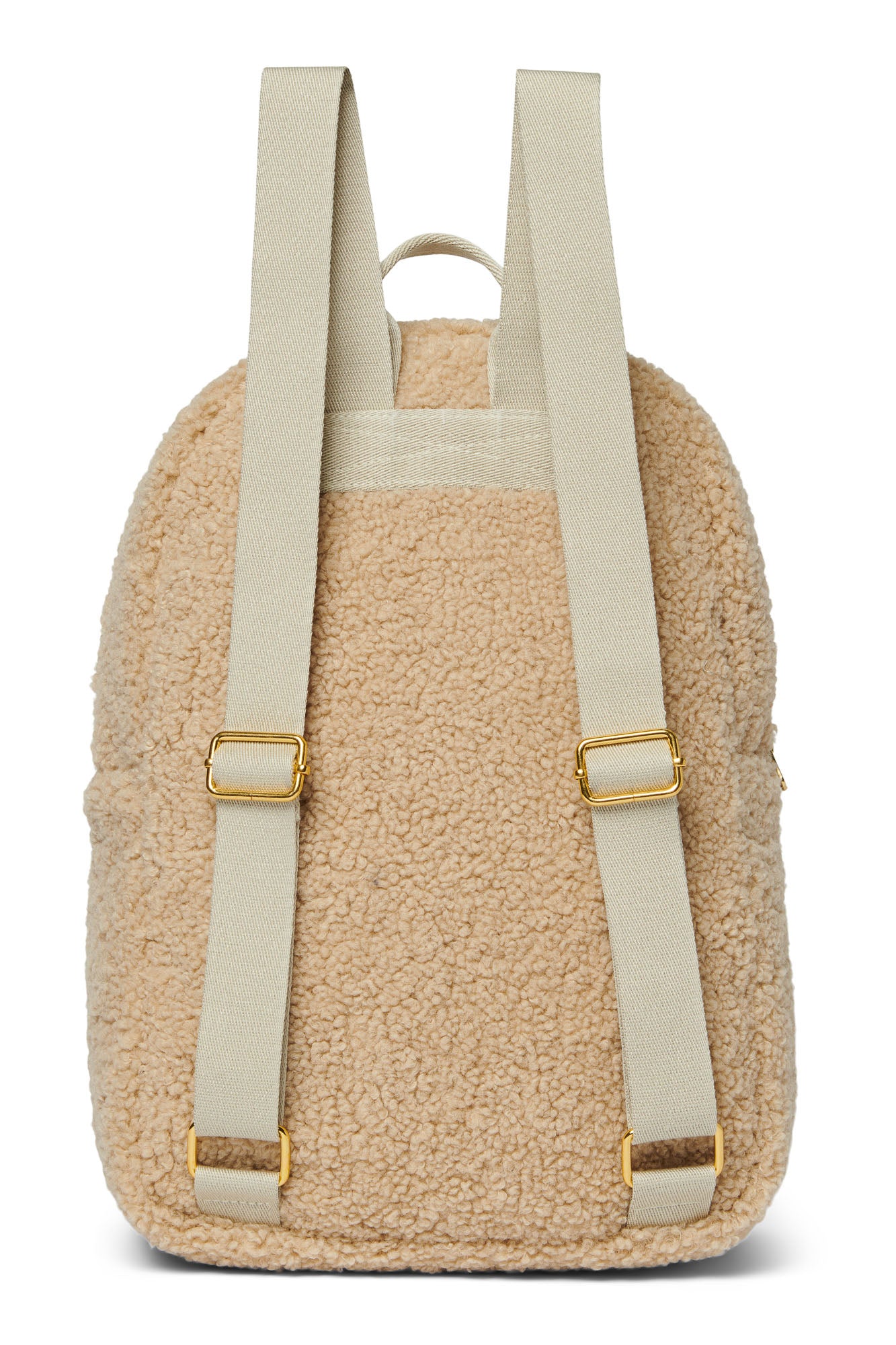 Rucksack Teddy Wollweiß "Ecru Teddy Midi Backpack" I Studio Noos