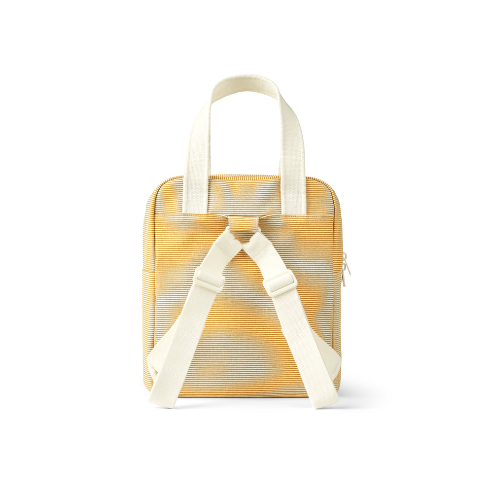 Rucksack "Elsa - Y/D Stripe Yellow Mellow/Creme De La Creme" I Liewood