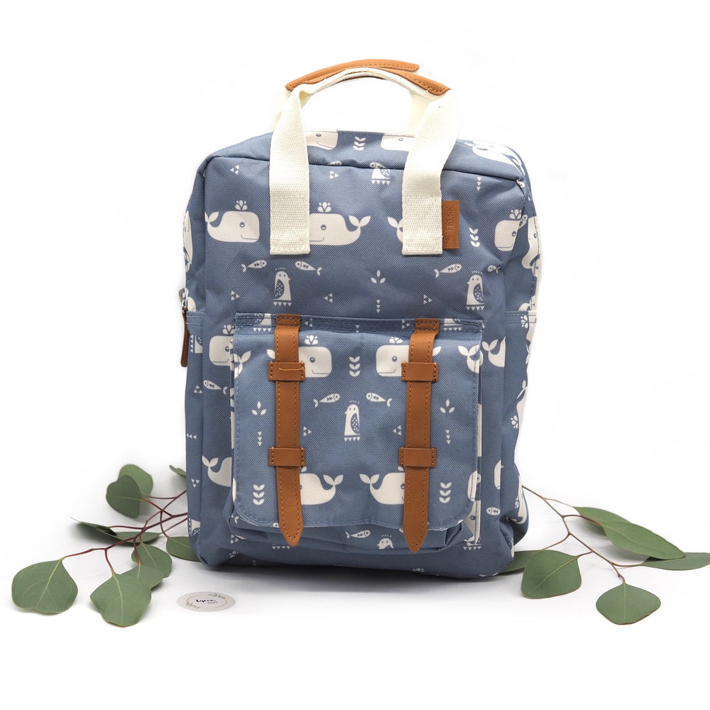 Rucksack Wale "Whale Blue Fog" I Fresk