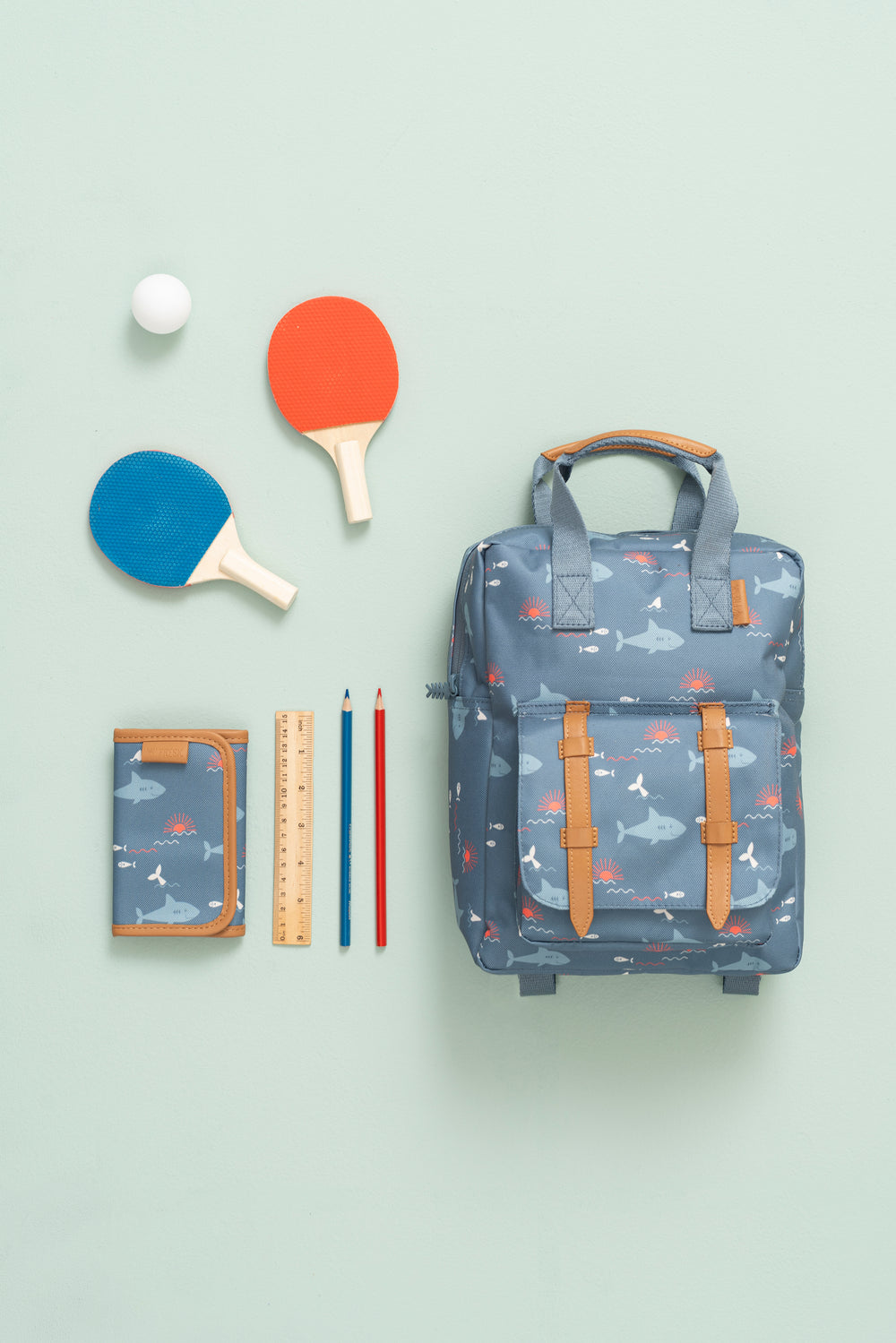 Rucksack Hai "Shark" I Fresk