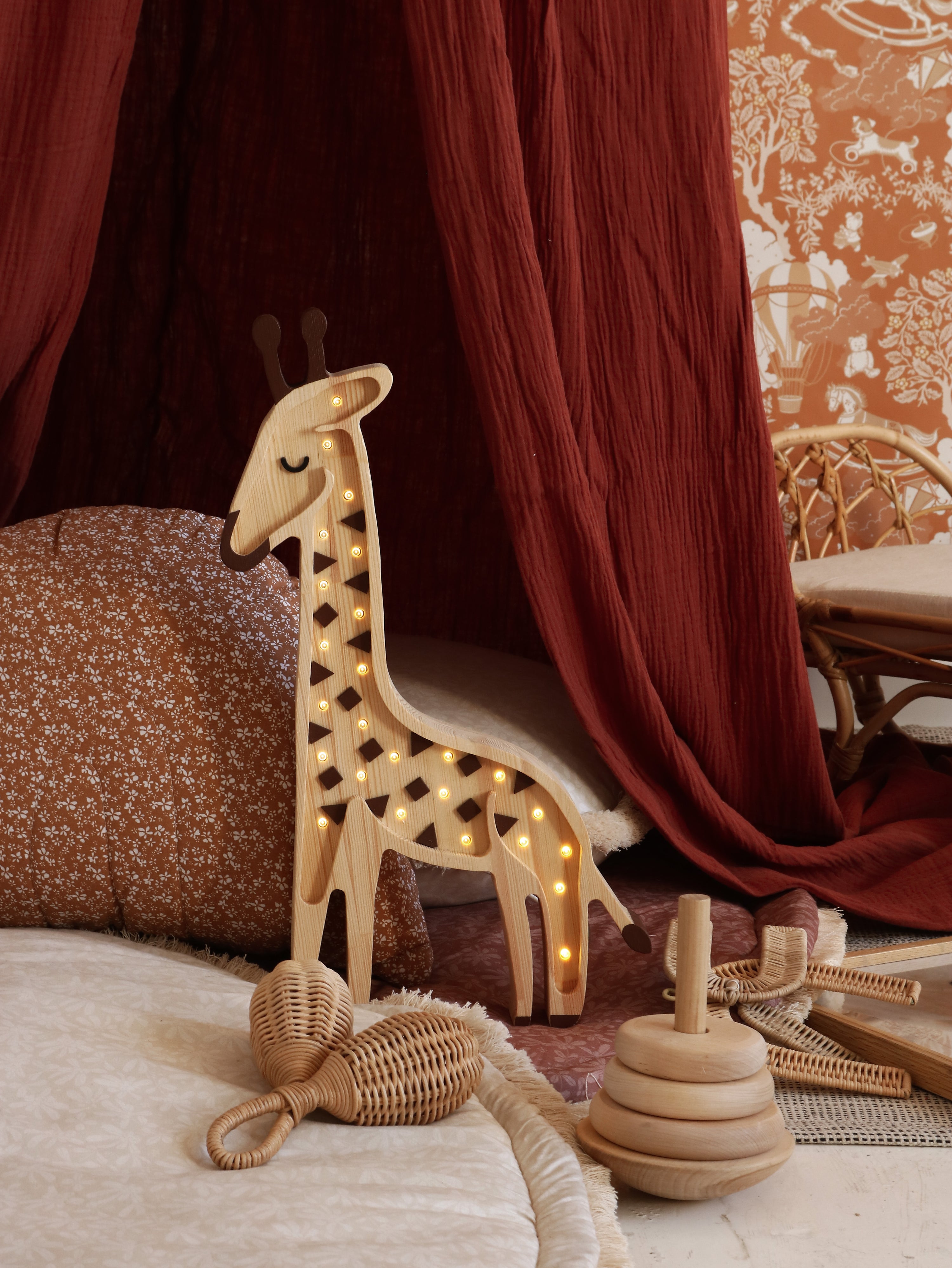 Lampe "Giraffe - Serengeti Wood" I Little Lights