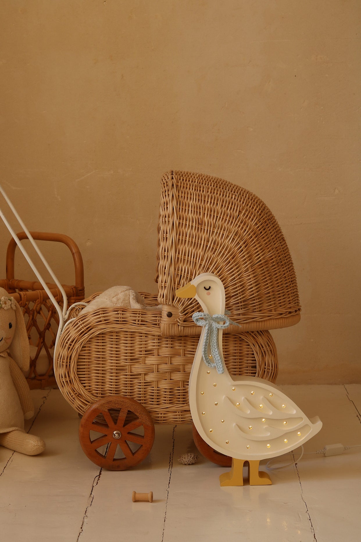 Lampe Gans mit Schleife "Goose" I Little Lights