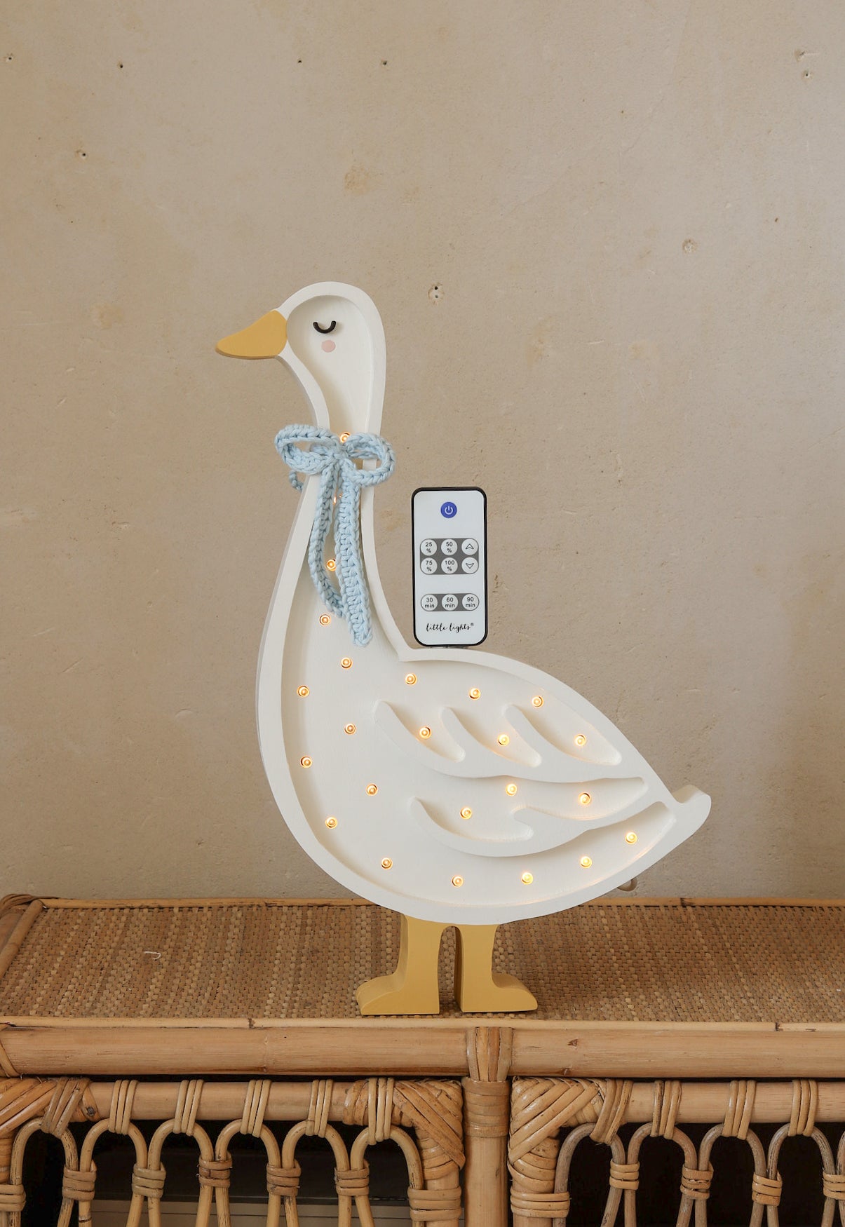 Lampe Gans mit Schleife "Goose" I Little Lights
