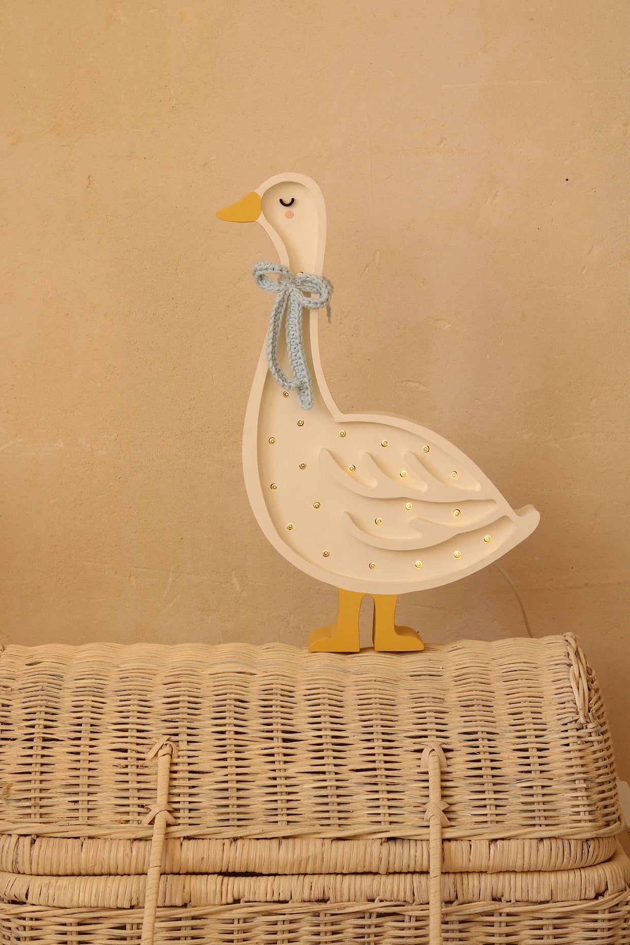 Lampe Gans mit Schleife "Goose" I Little Lights