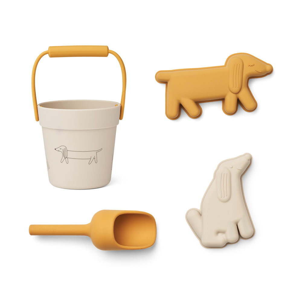 Kleines Sandset "Kit - Dog/Sandy" I Liewood