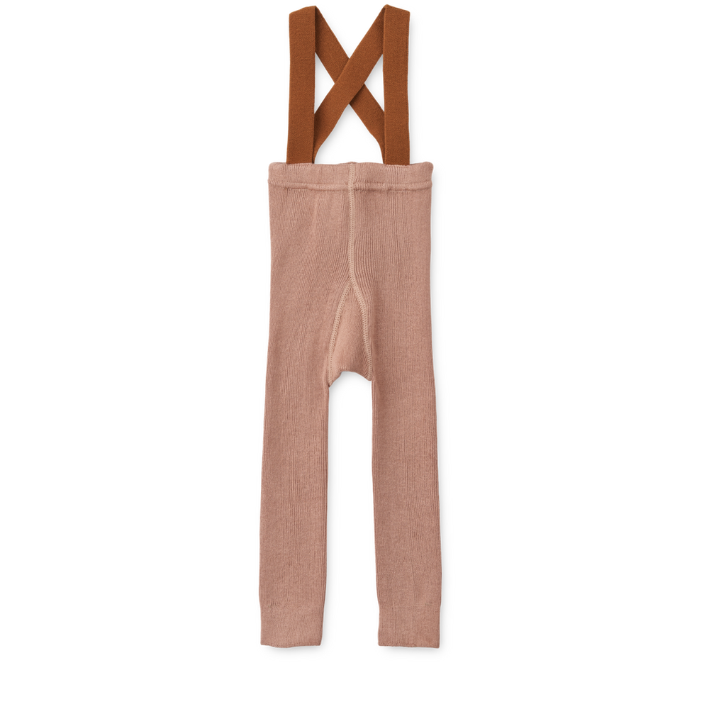 Leggings mit Hosenträgern "Cuno - Tuscany Rose/Golden Caramel" I Liewood