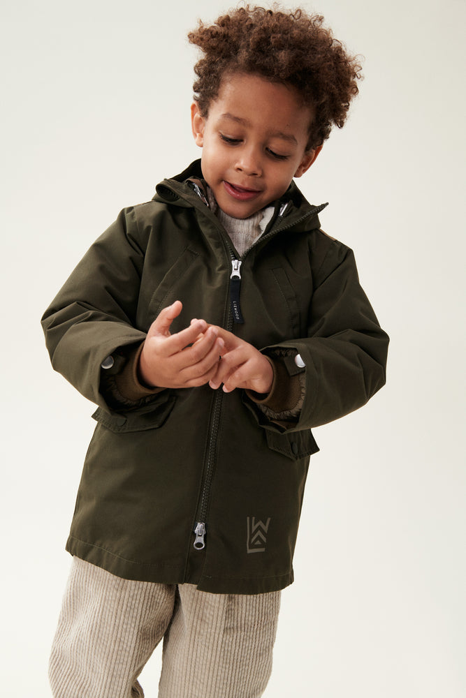 2-in-1 Jacke "Timber - Army Brown Mix"  I Liewood