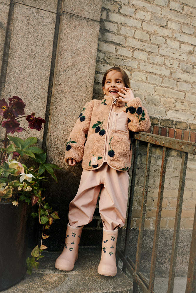 Teddy Fleecejacke "Nolan - Berry/Pale Tuscany" I Liewood
