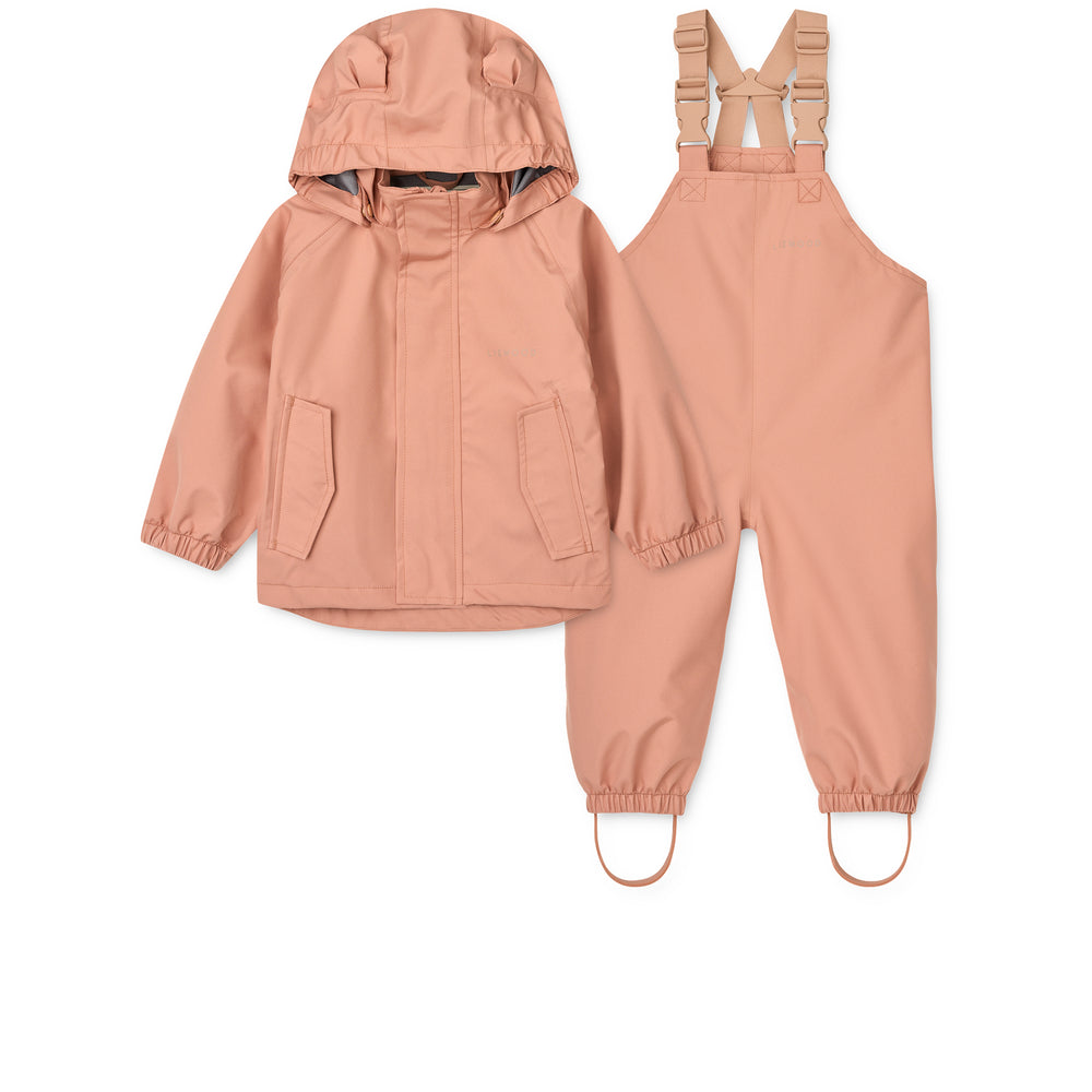 Regenbekleidungsset Softshell "Manu - Tuscany Rose"  I Liewood