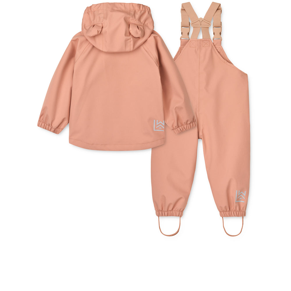 Regenbekleidungsset Softshell "Manu - Tuscany Rose"  I Liewood