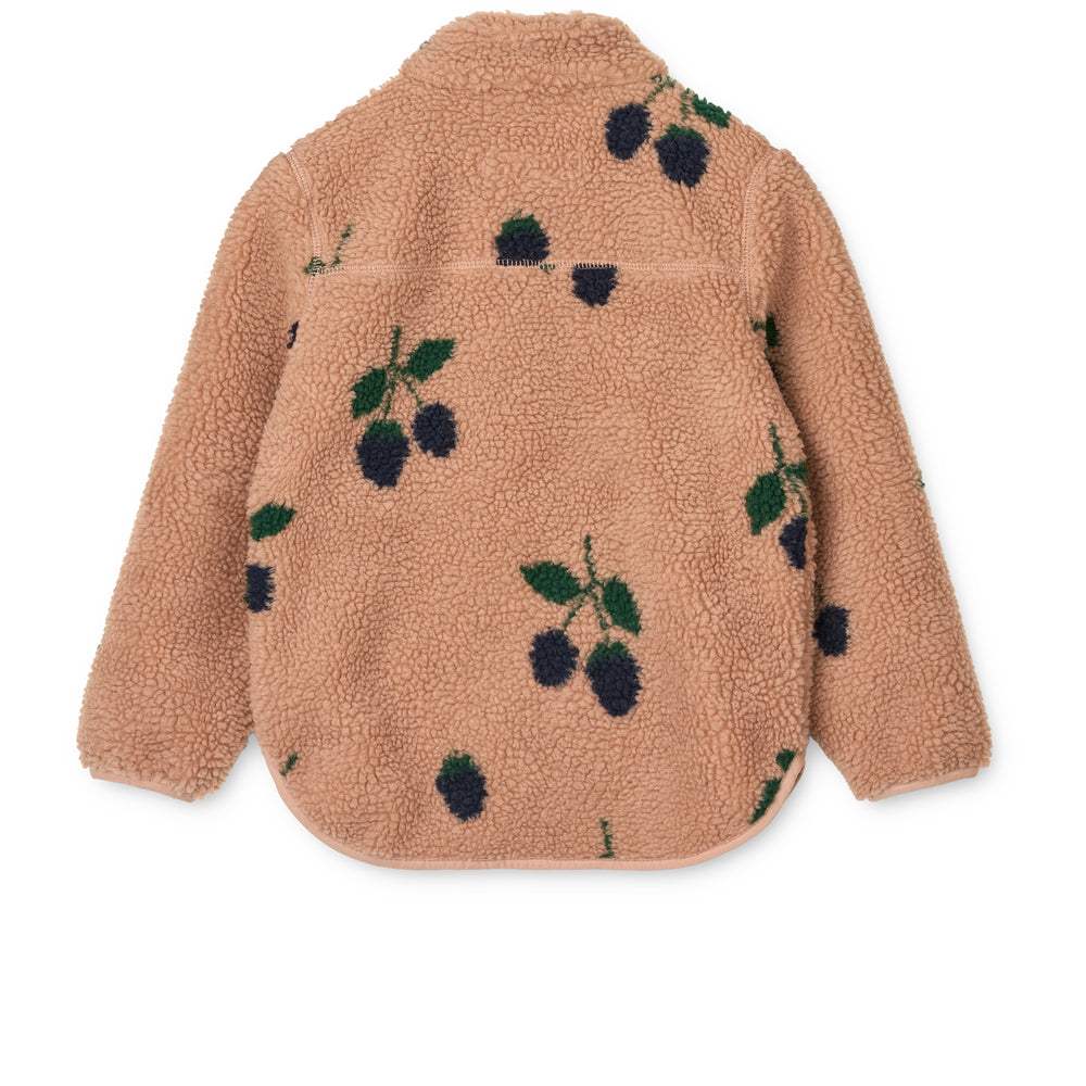 Teddy Fleecejacke "Nolan - Berry/Pale Tuscany" I Liewood