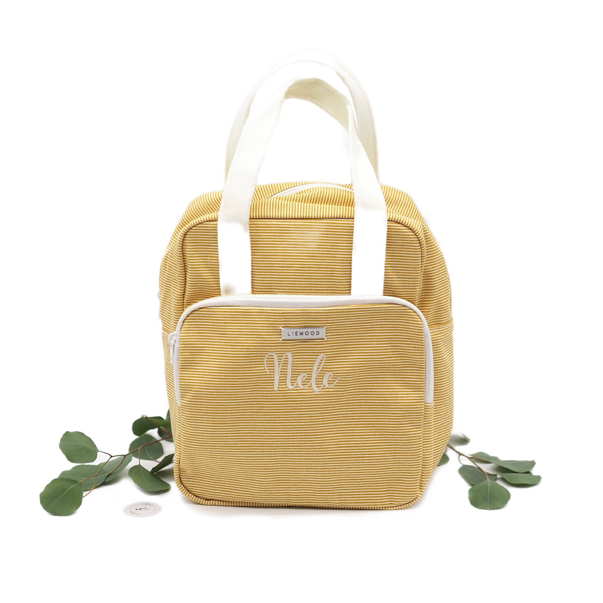 Rucksack "Elsa - Y/D Stripe Yellow Mellow/Creme De La Creme" I Liewood