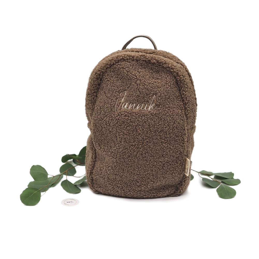 Rucksack Teddy Braun "Brown Teddy Mini Backpack" I Studio Noos