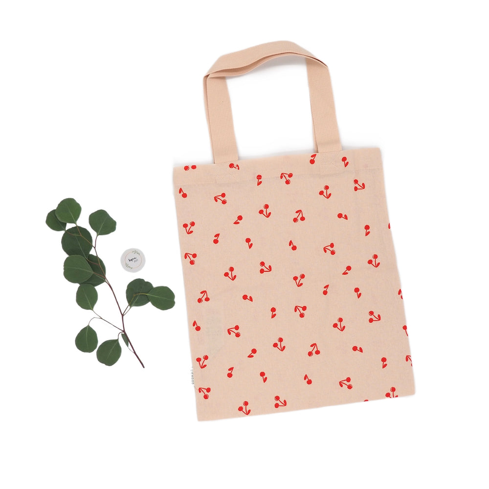 Kleiner Beutel "Tote bag small - Cherries/Apple blossom" I Liewood