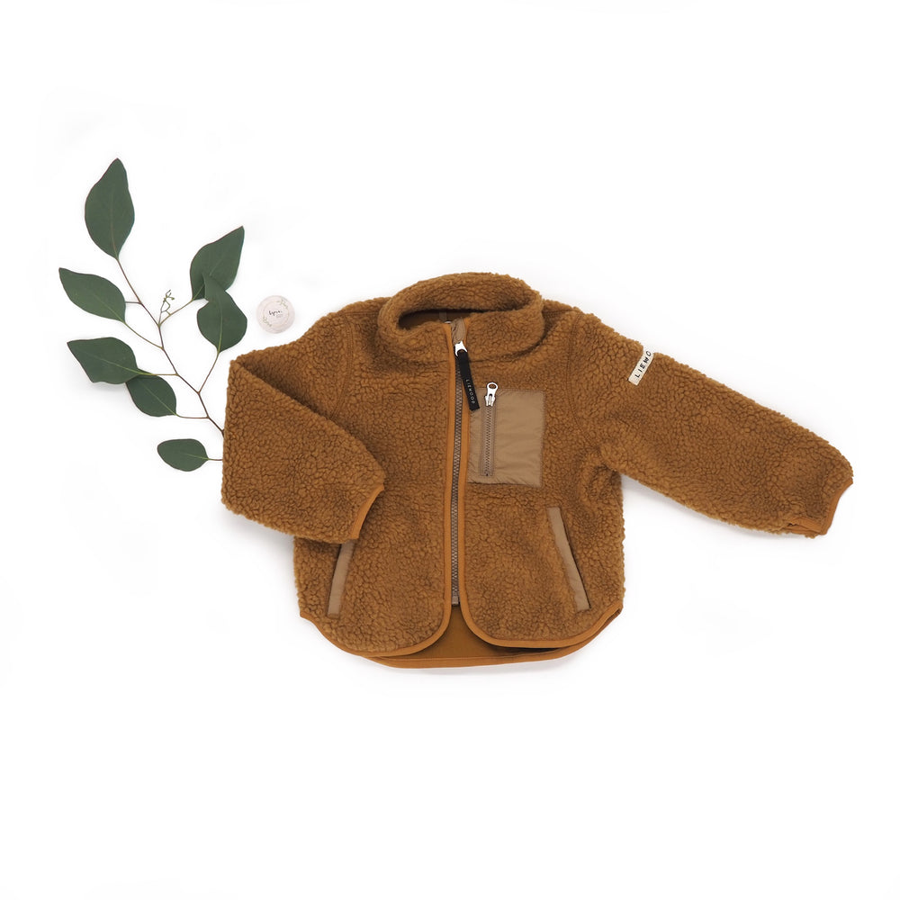 Teddy Fleecejacke "Nolan - Golden Caramel" I Liewood