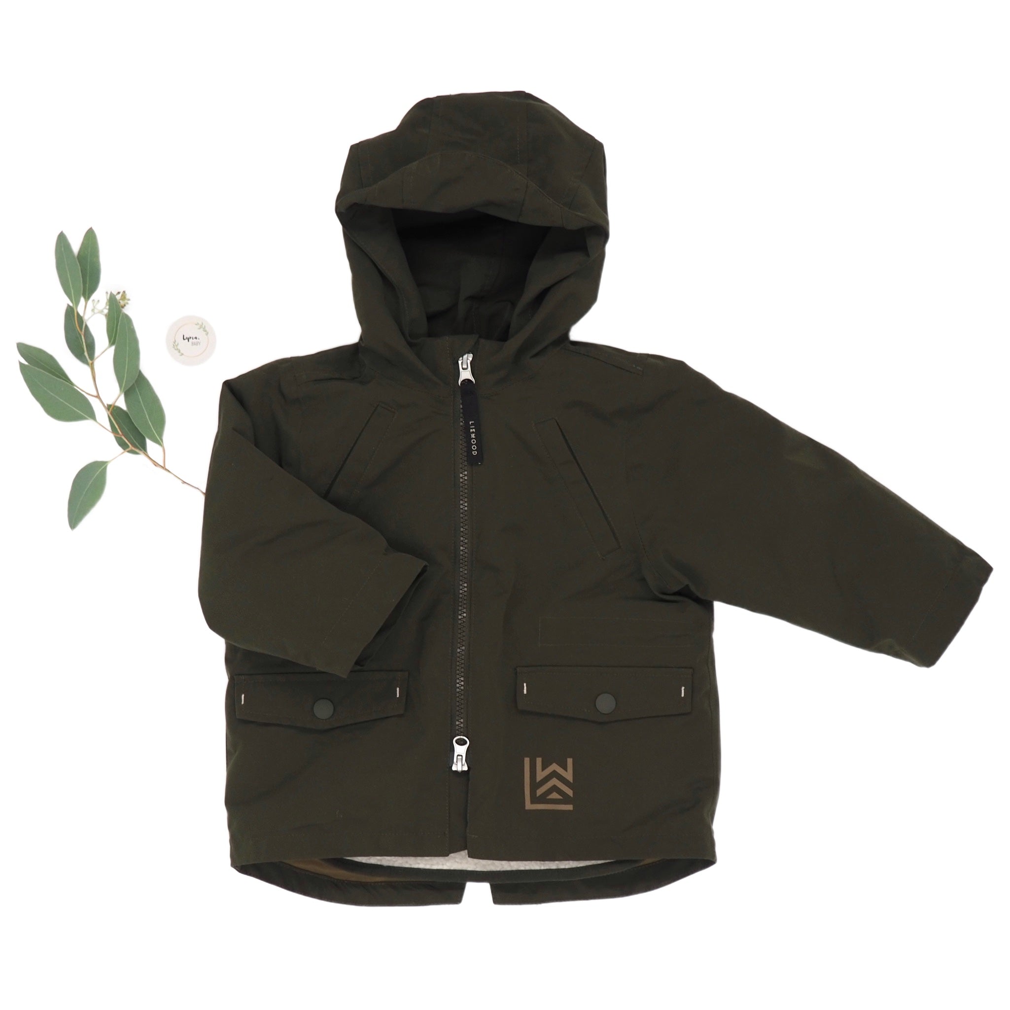 2-in-1 Jacke "Timber - Army Brown Mix"  I Liewood