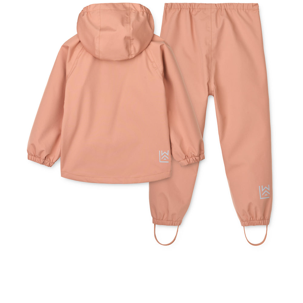 Regenbekleidungsset Softshell "Pedia - Tuscany Rose"  I Liewood