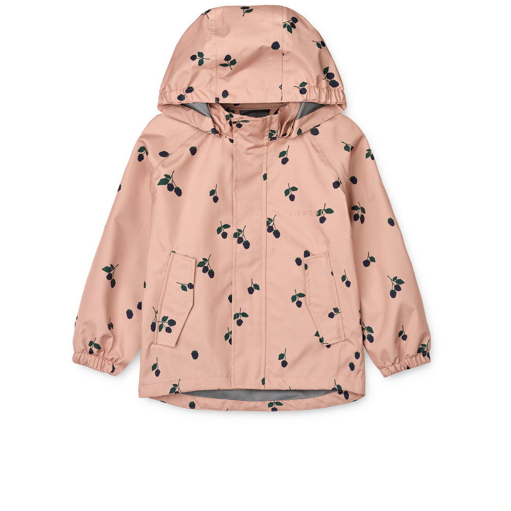 Regenbekleidungsset Softshell "Pedia - Berry/Pale Tuscany"  I Liewood