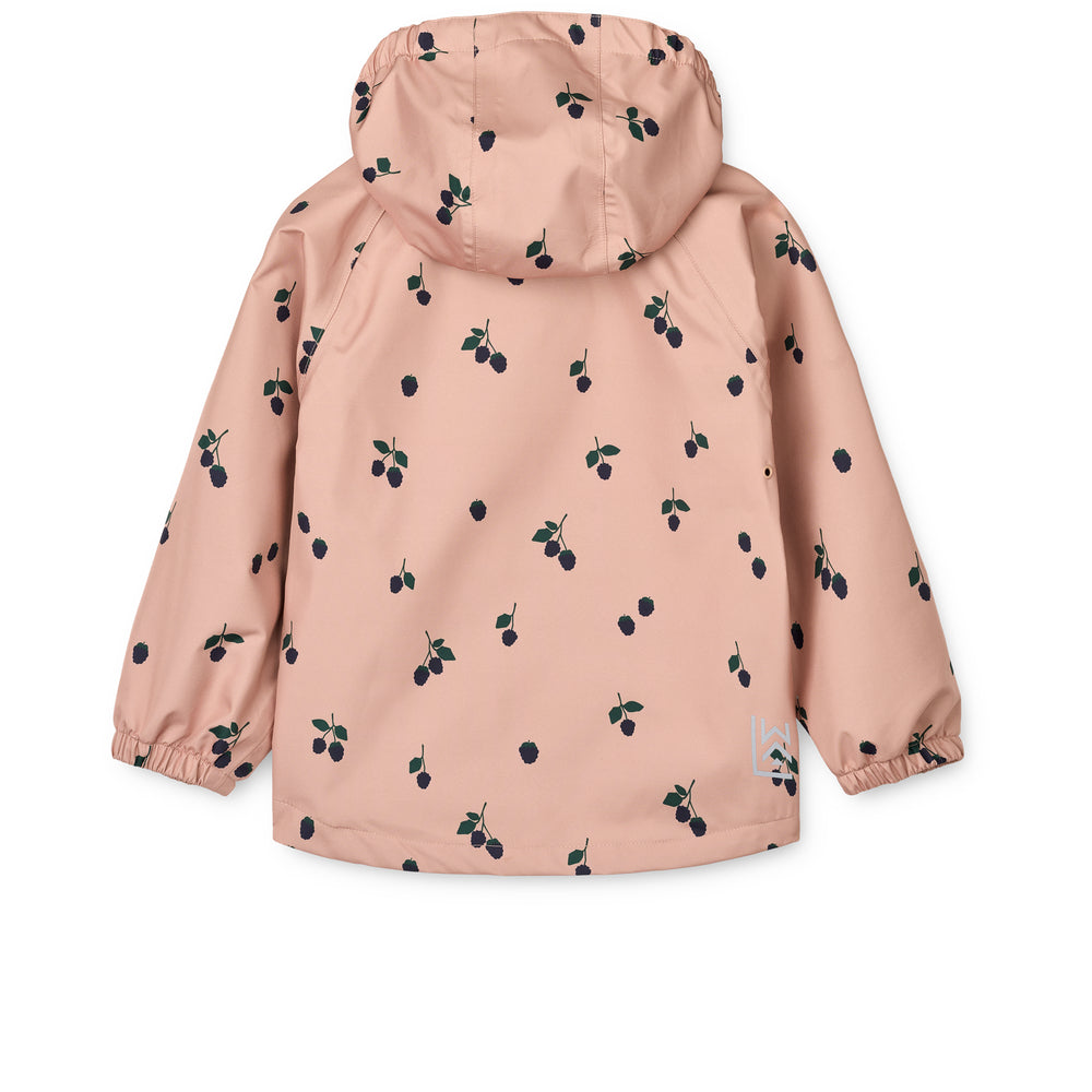 Regenbekleidungsset Softshell "Pedia - Berry/Pale Tuscany"  I Liewood
