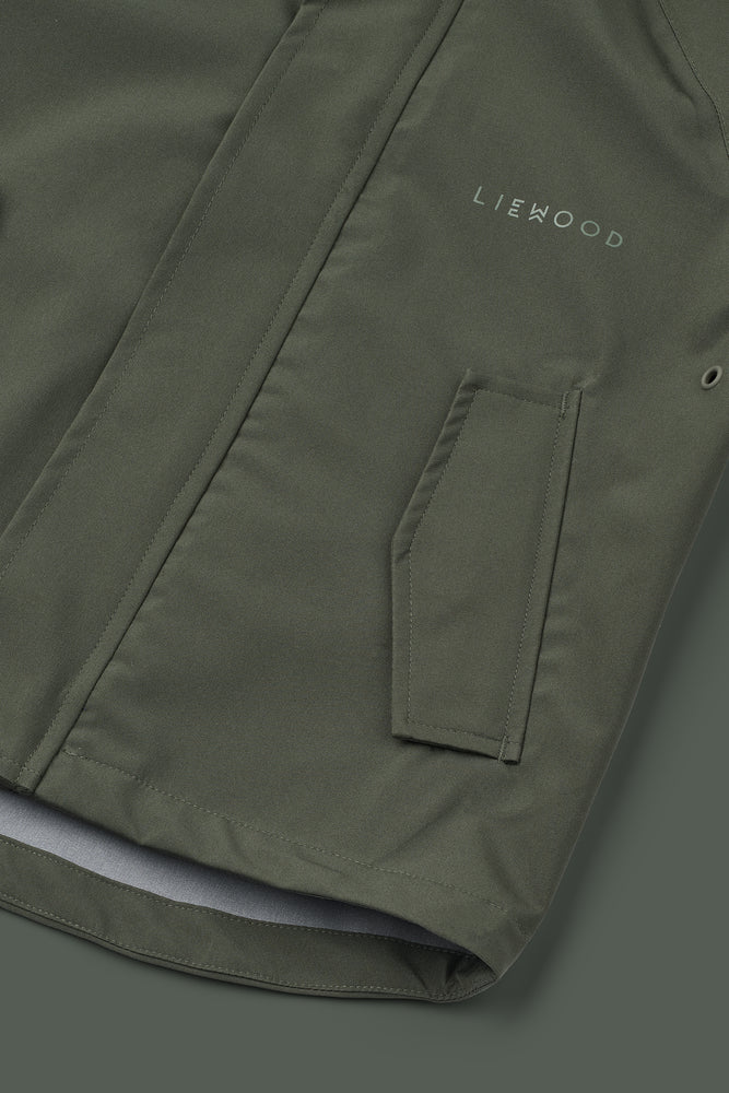 Regenbekleidungsset Softshell "Pedia - Hunter Green"  I Liewood