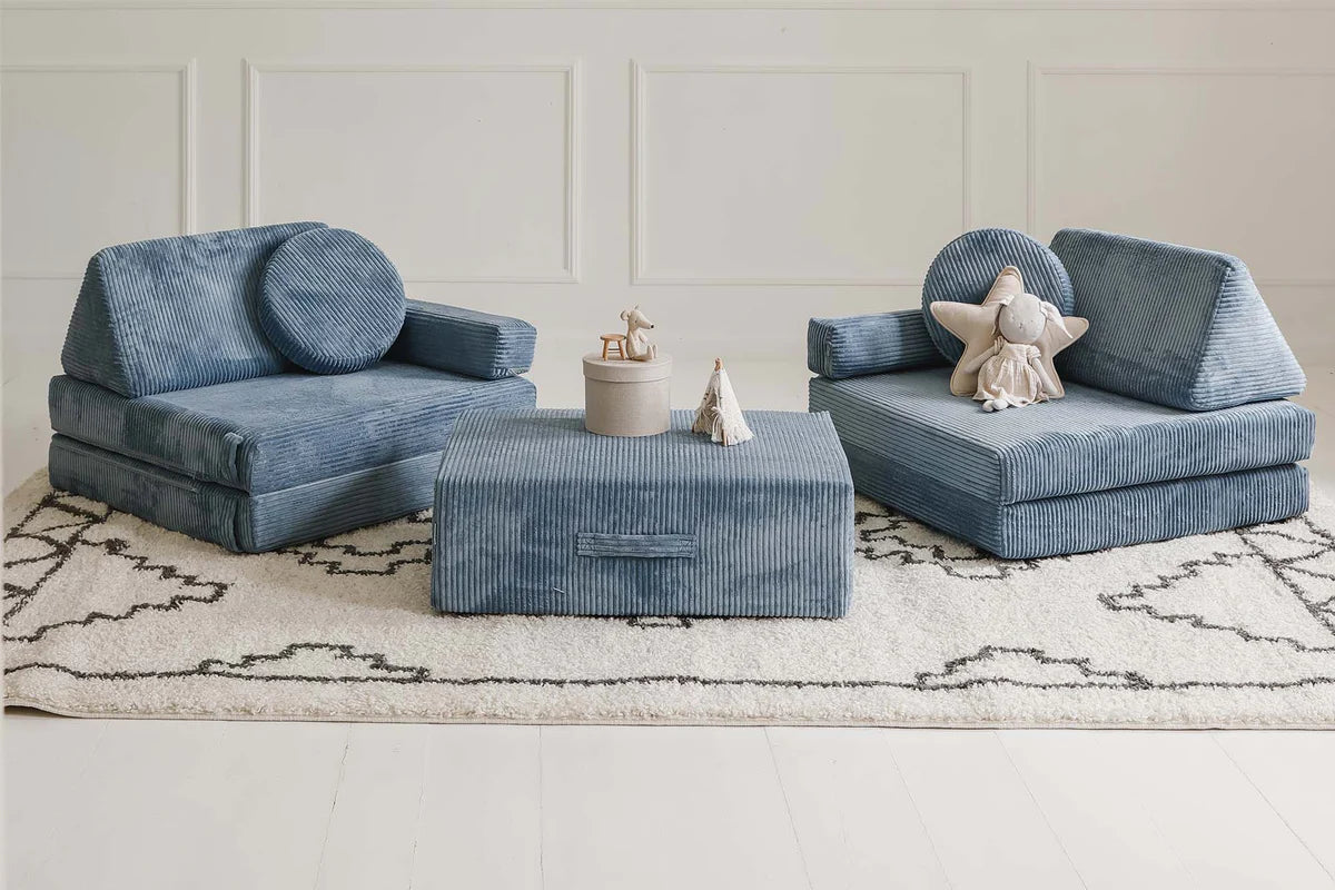 Spielsofa "Pure Corduroy - Sky Sugar" I Shappy