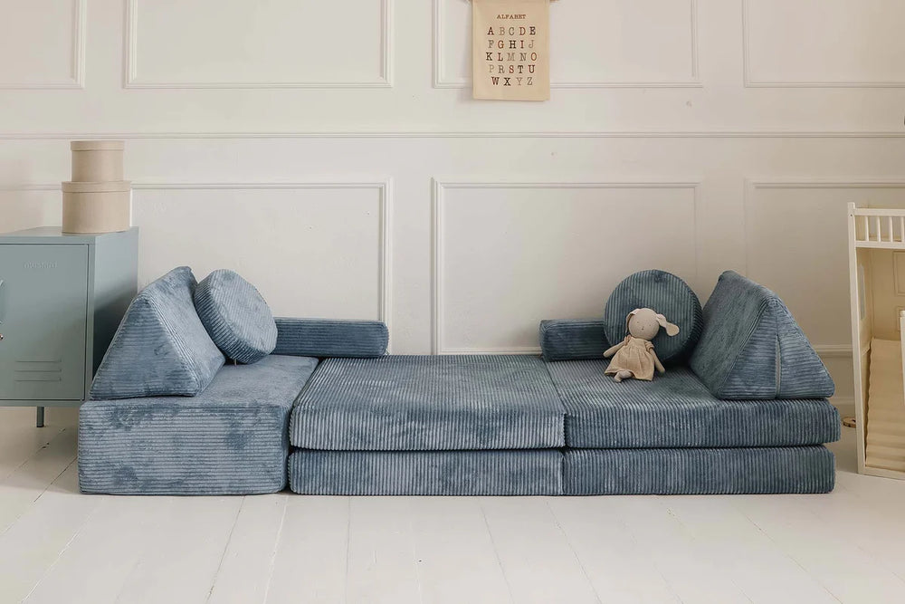 Spielsofa "Pure Corduroy - Sky Sugar" I Shappy