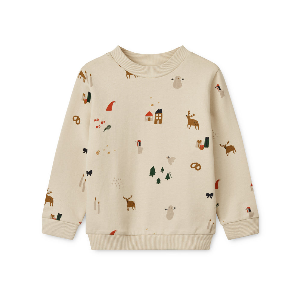 Sweatshirt Weihnachten "Thora - Holiday/Sandy" I Liewood