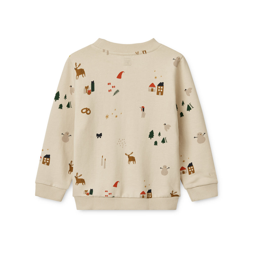 Sweatshirt Weihnachten "Thora - Holiday/Sandy" I Liewood