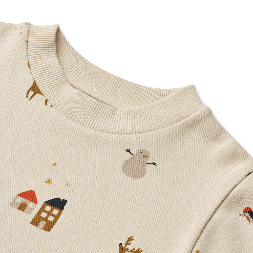 Sweatshirt Weihnachten "Thora - Holiday/Sandy" I Liewood
