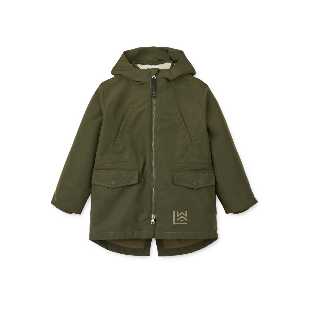 2-in-1 Jacke "Timber - Army Brown Mix"  I Liewood