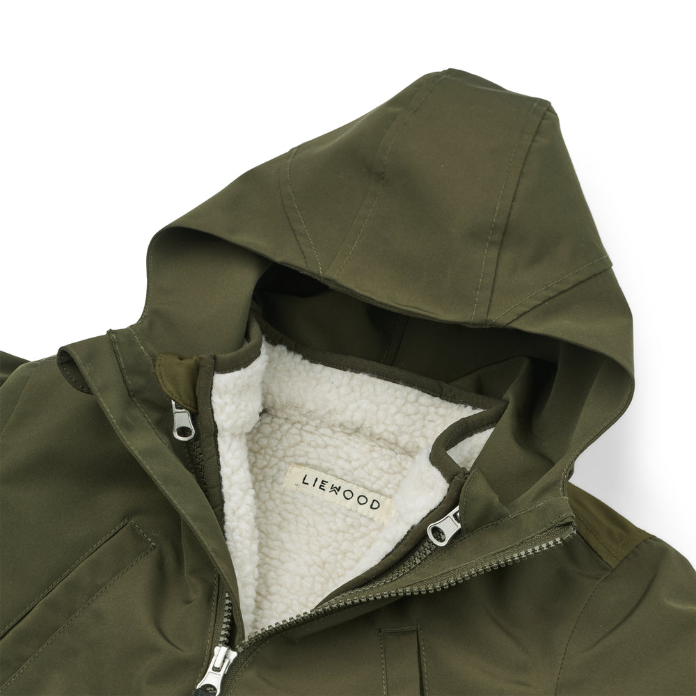 2-in-1 Jacke "Timber - Army Brown Mix"  I Liewood