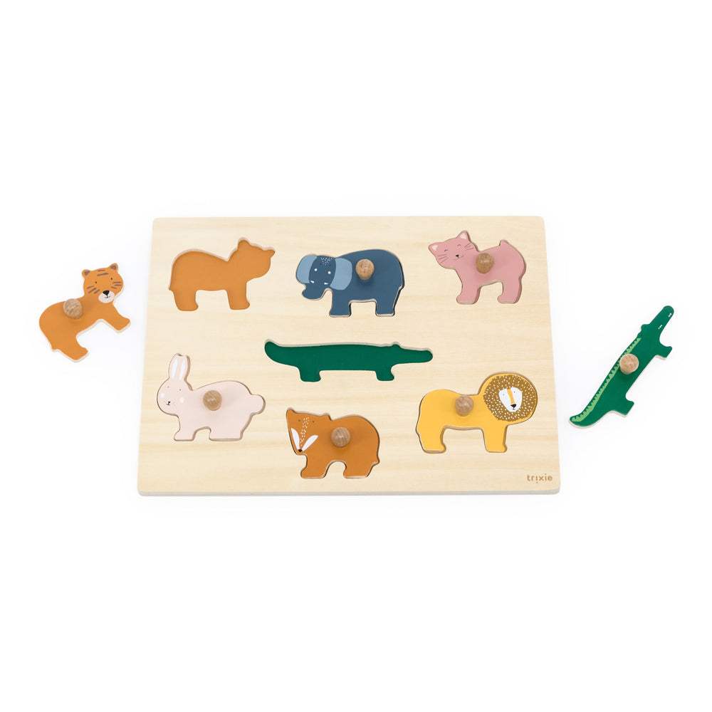 Puzzle aus Holz mit Tieren "Animals" I Trixie