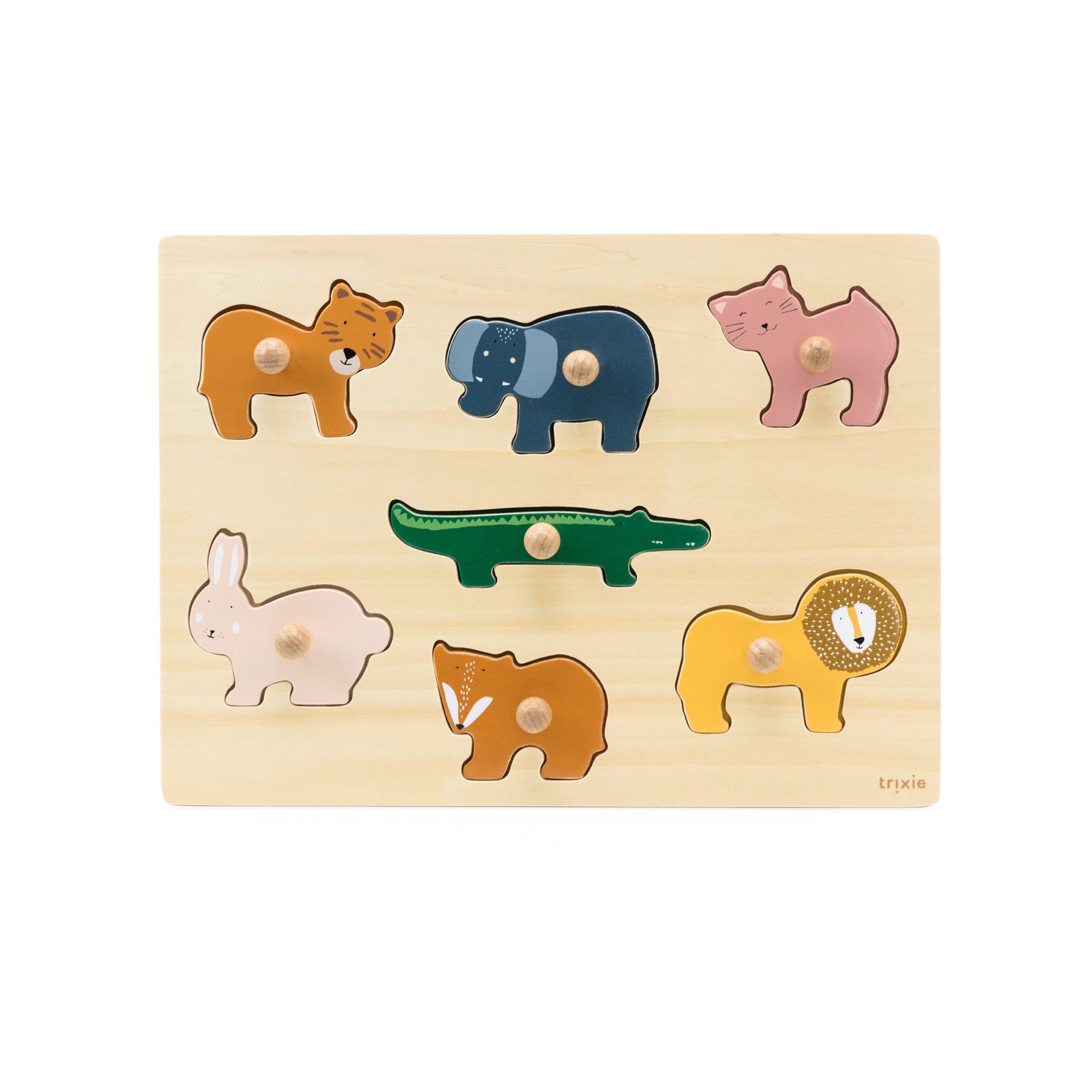 Puzzle aus Holz mit Tieren "Animals" I Trixie