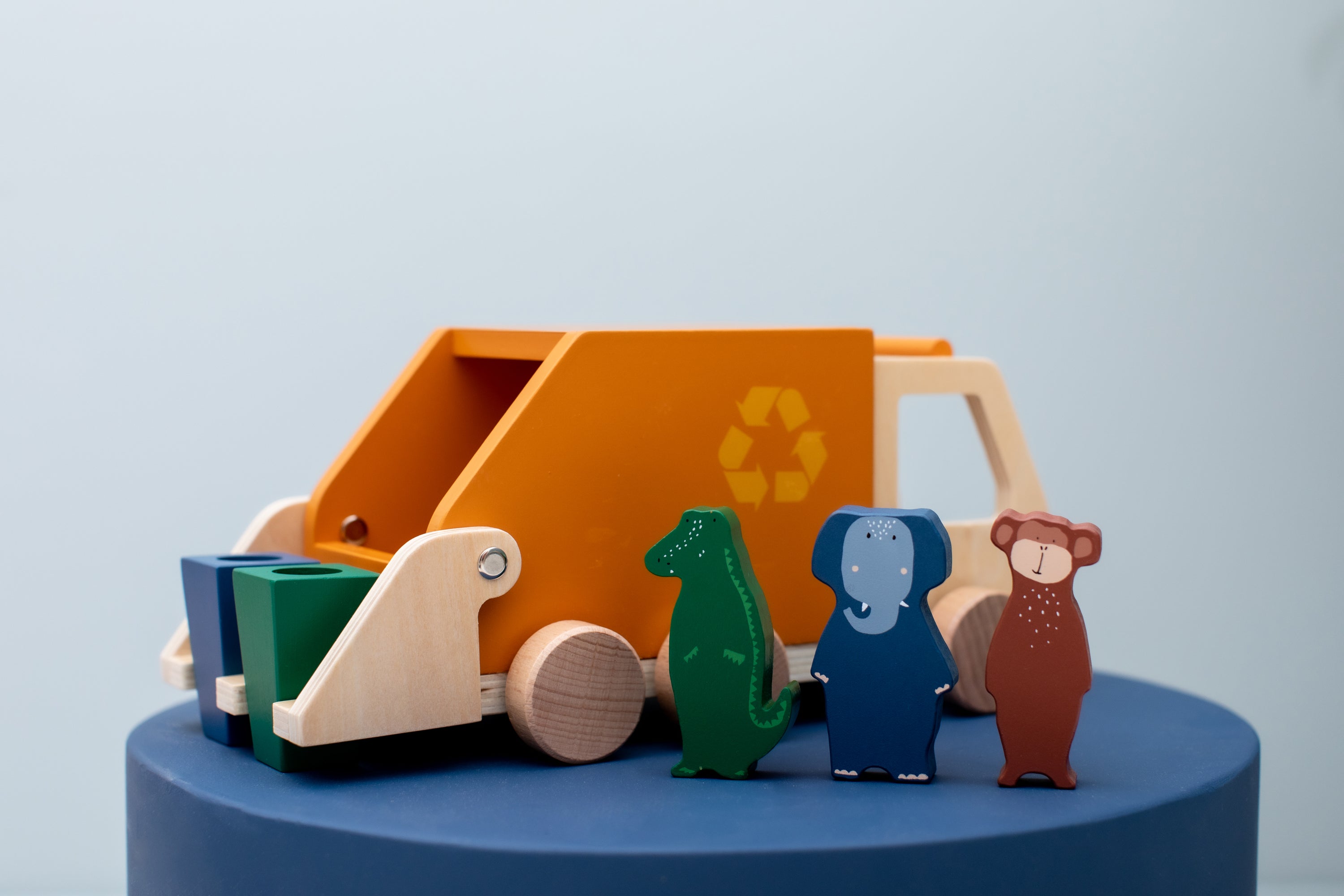 Müllwagen aus Holz "Animals" I Trixie