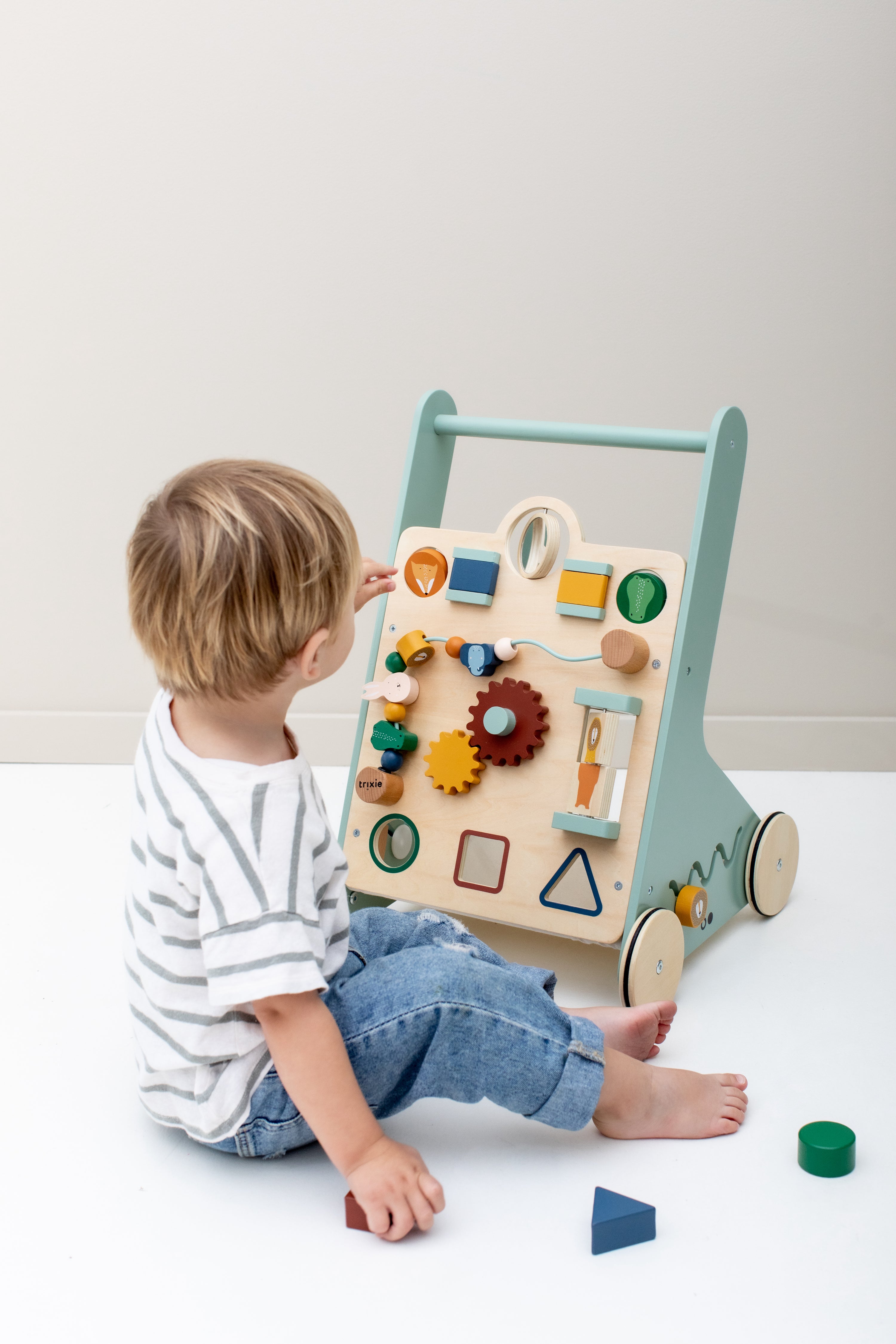 Lauflern- und Spielwagen aus Holz "Animals" I Trixie